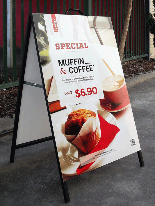 Portrait Metal Faced A-Frame